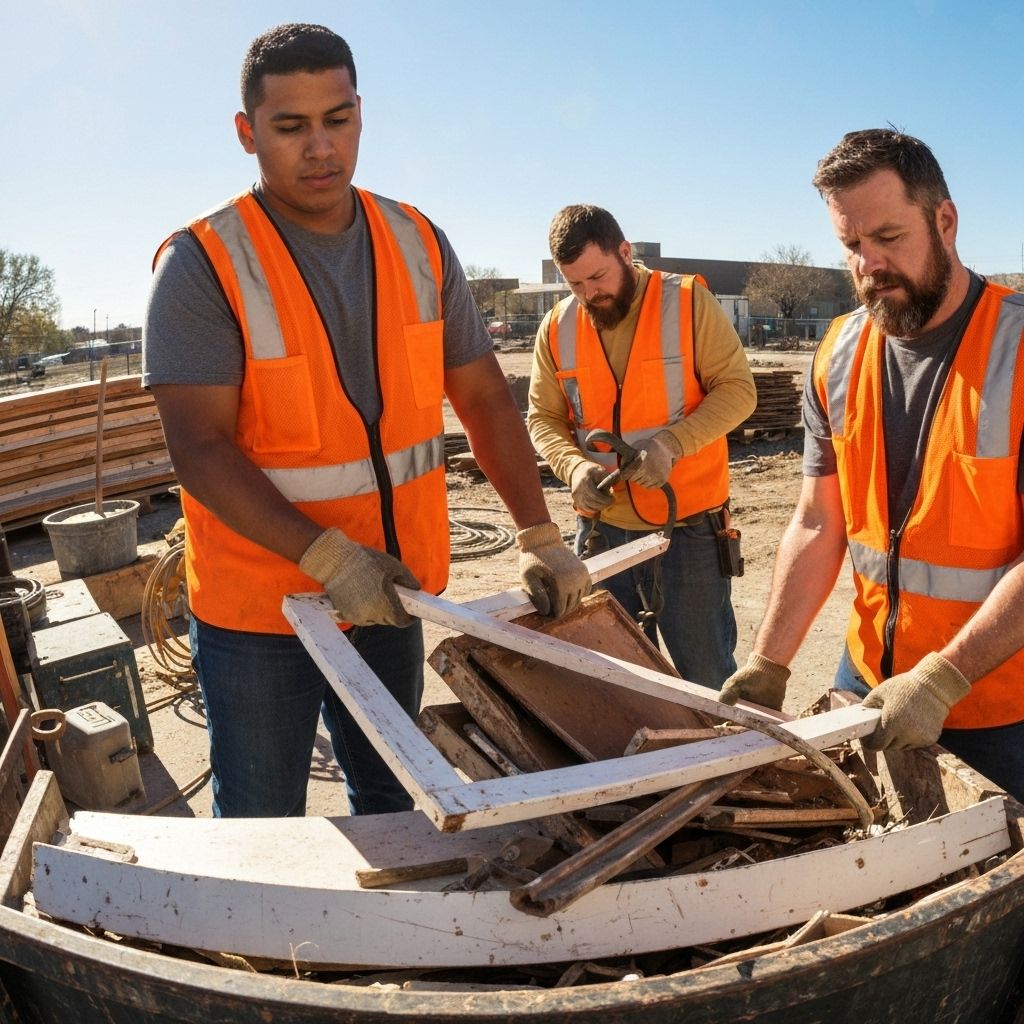 Murray's professional junk removal crew at work